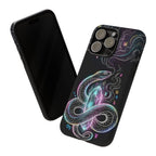 Neon Occult  Mystic Snake Crystal iPhone Case