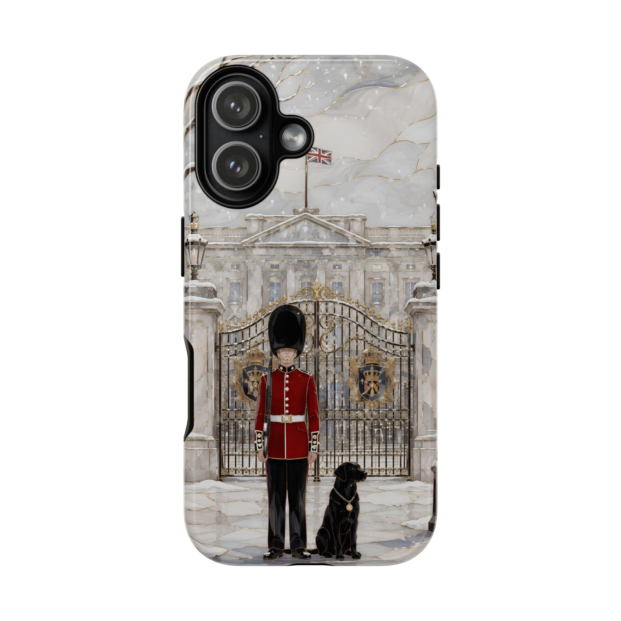 London Guard iPhone Case | Winter Palace Scene iPhone Case