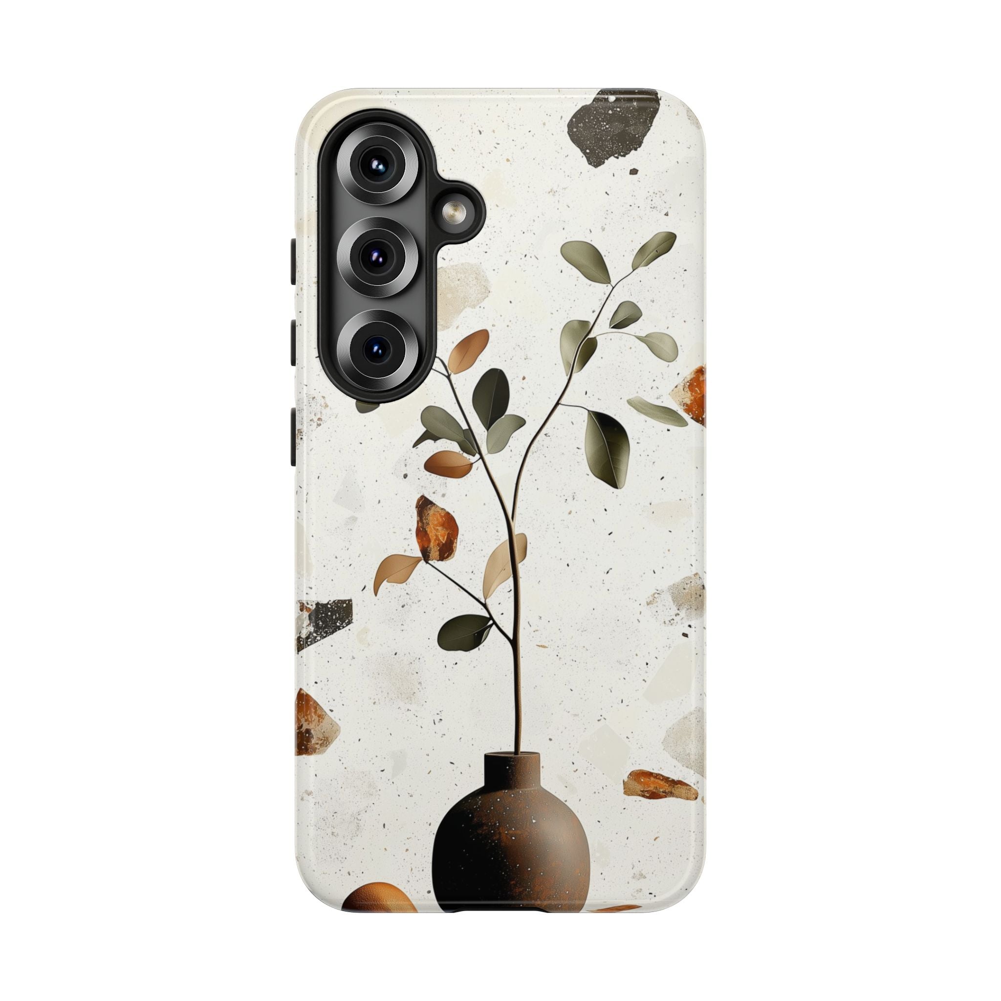 Floral Terrazzo Samsung Galaxy Case | Minimal Vase Botanical