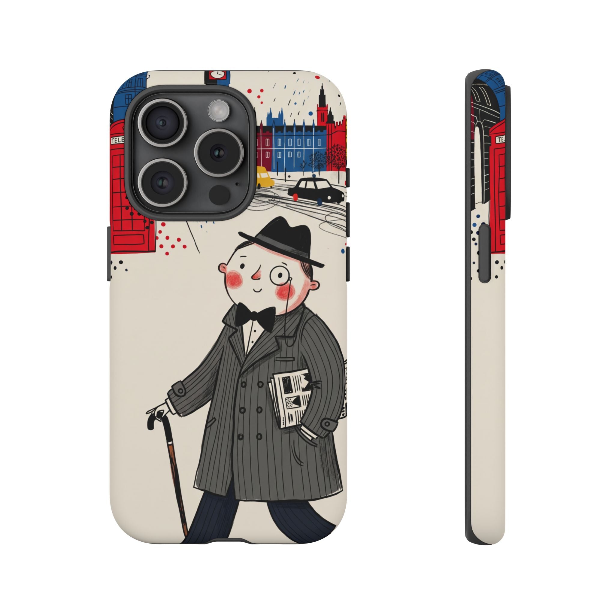 Detective in London iPhone Case