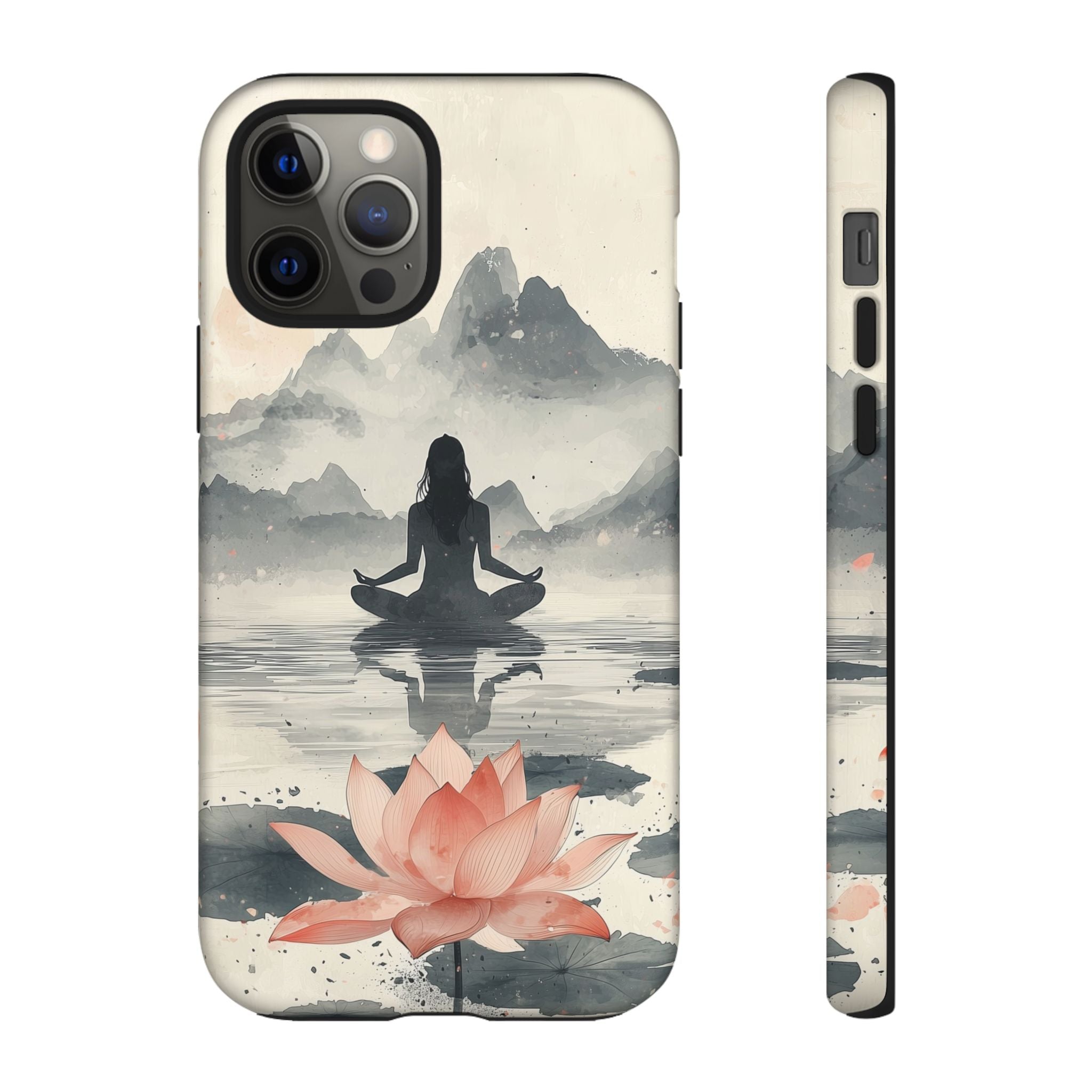 Zen Yoga Meditation Lotus iPhone Case