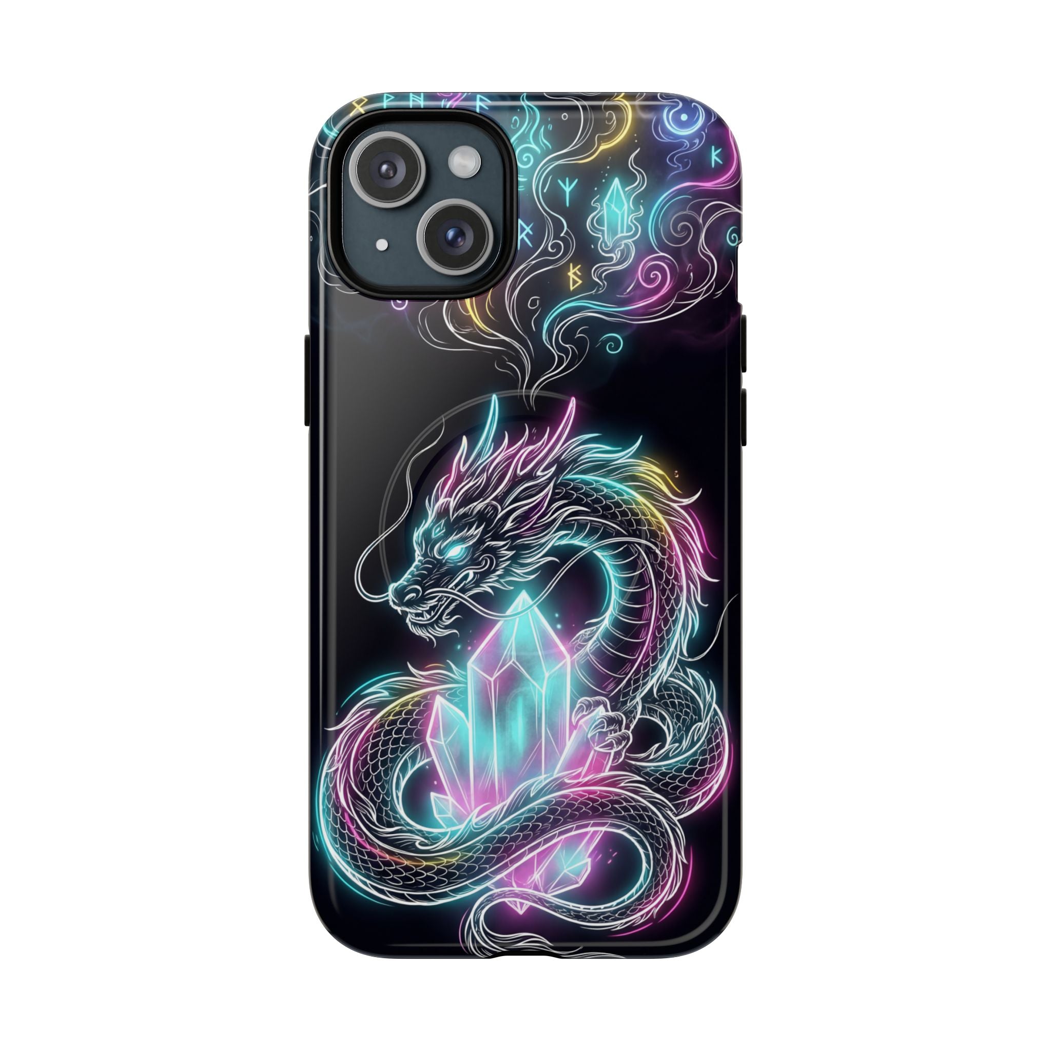 Neon Loong Crystal MagSafe iPhone Case