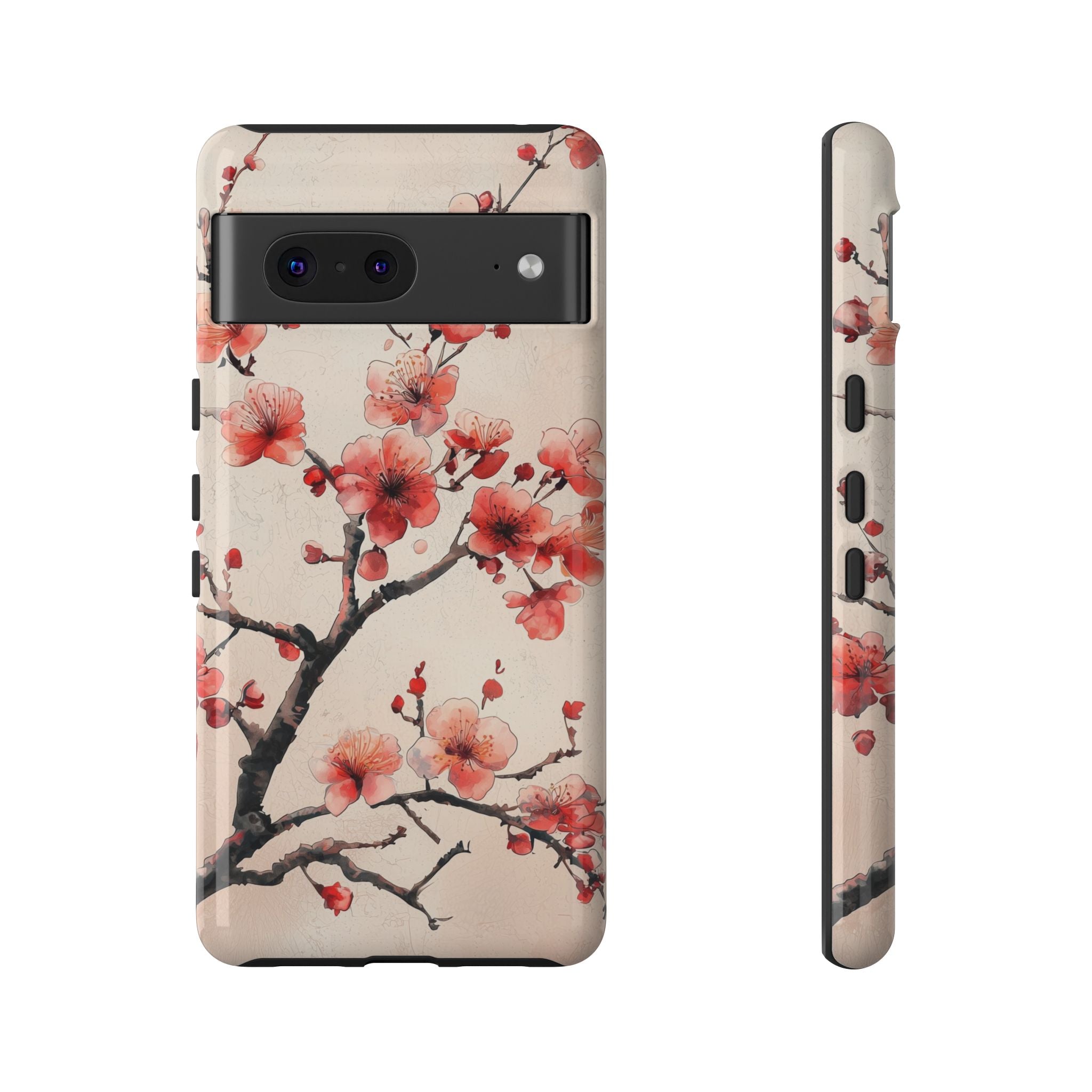 Cherry Blossom Google Pixel Phone Case | Pink Blossom Branch Design