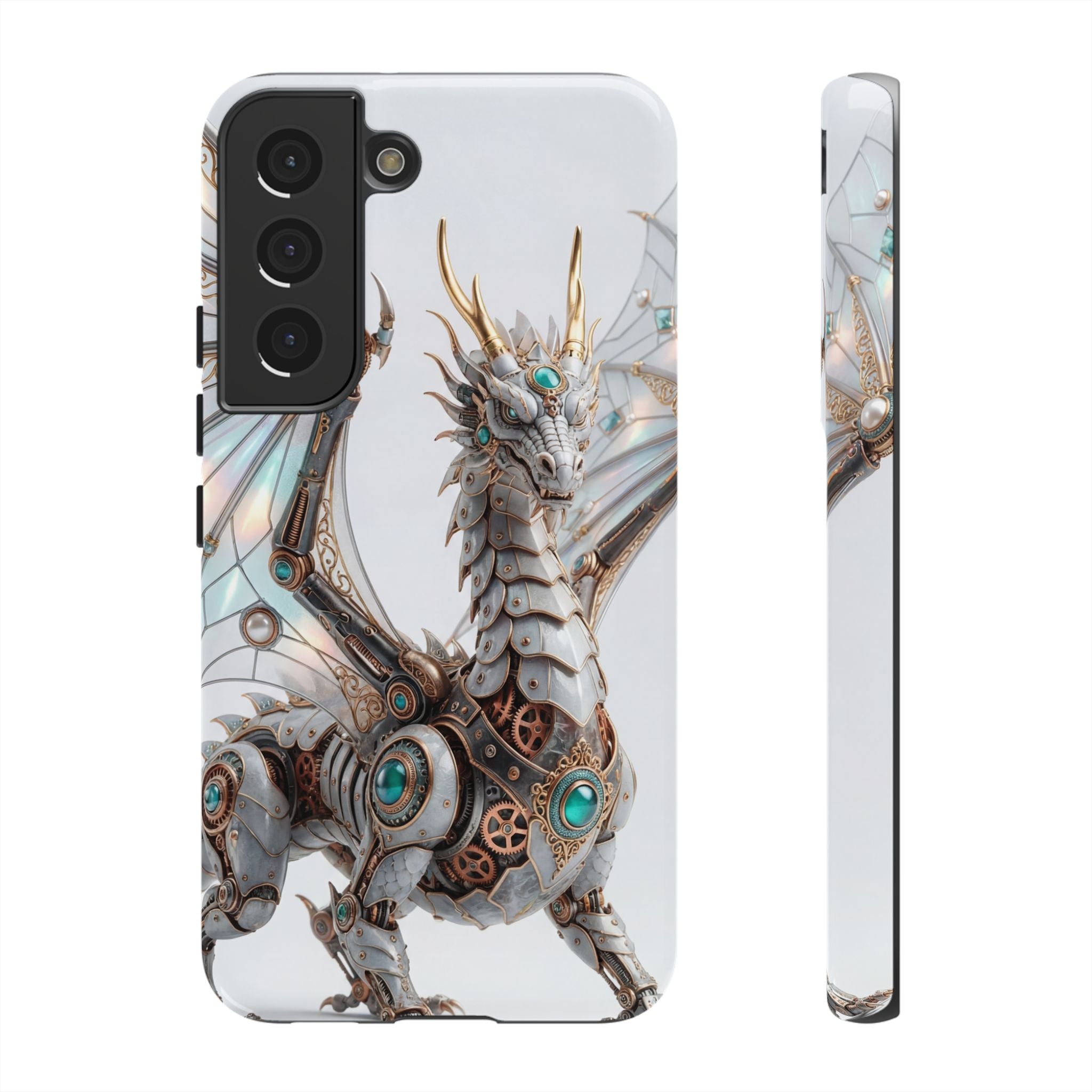 Steampunk Mechanical Dragon Samsung Galaxy Case — Fantasy Armor Protective Cover
