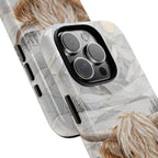 Highland Cow iPhone Case | Stained Glass Mountain Case