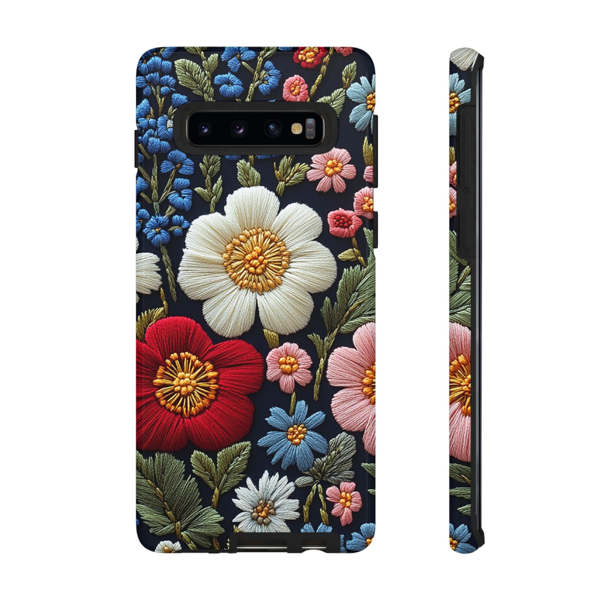 Floral Embroidered Garden Samsung Galaxy Case