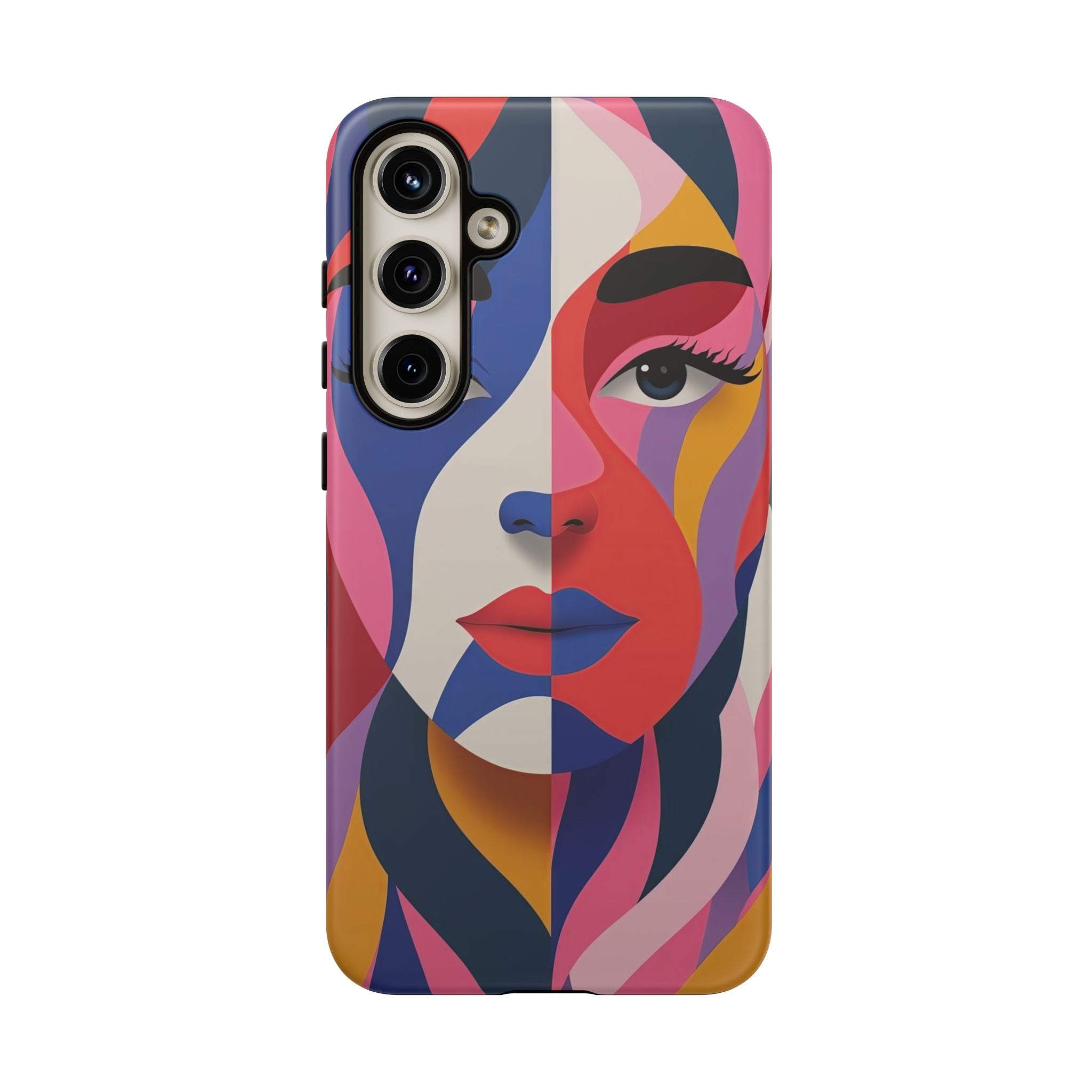 Abstract Colourful Face Samsung Galaxy Case | Vibrant Pop Art