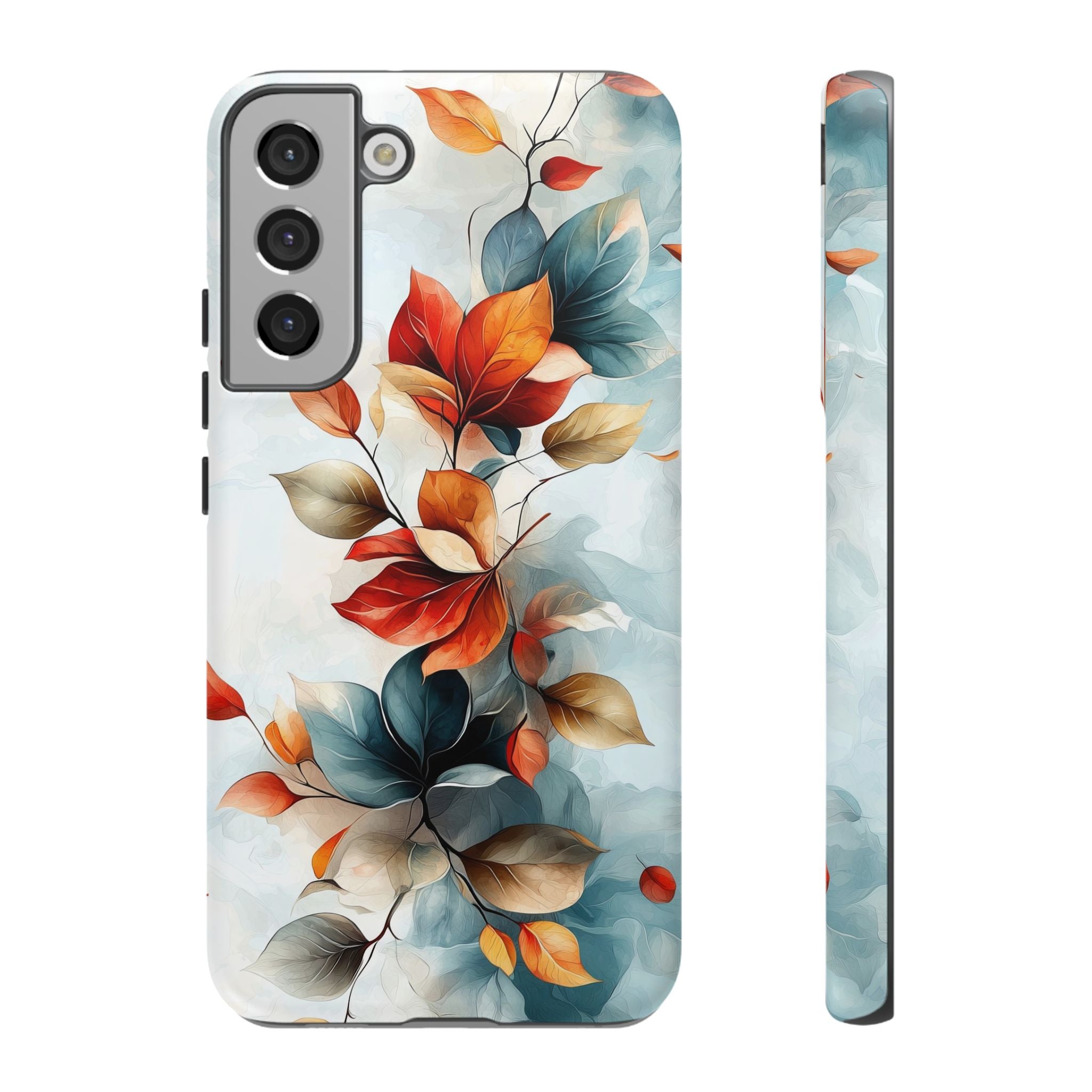 Floral Autumn Leaves Watercolour Tough Samsung Galaxy Case