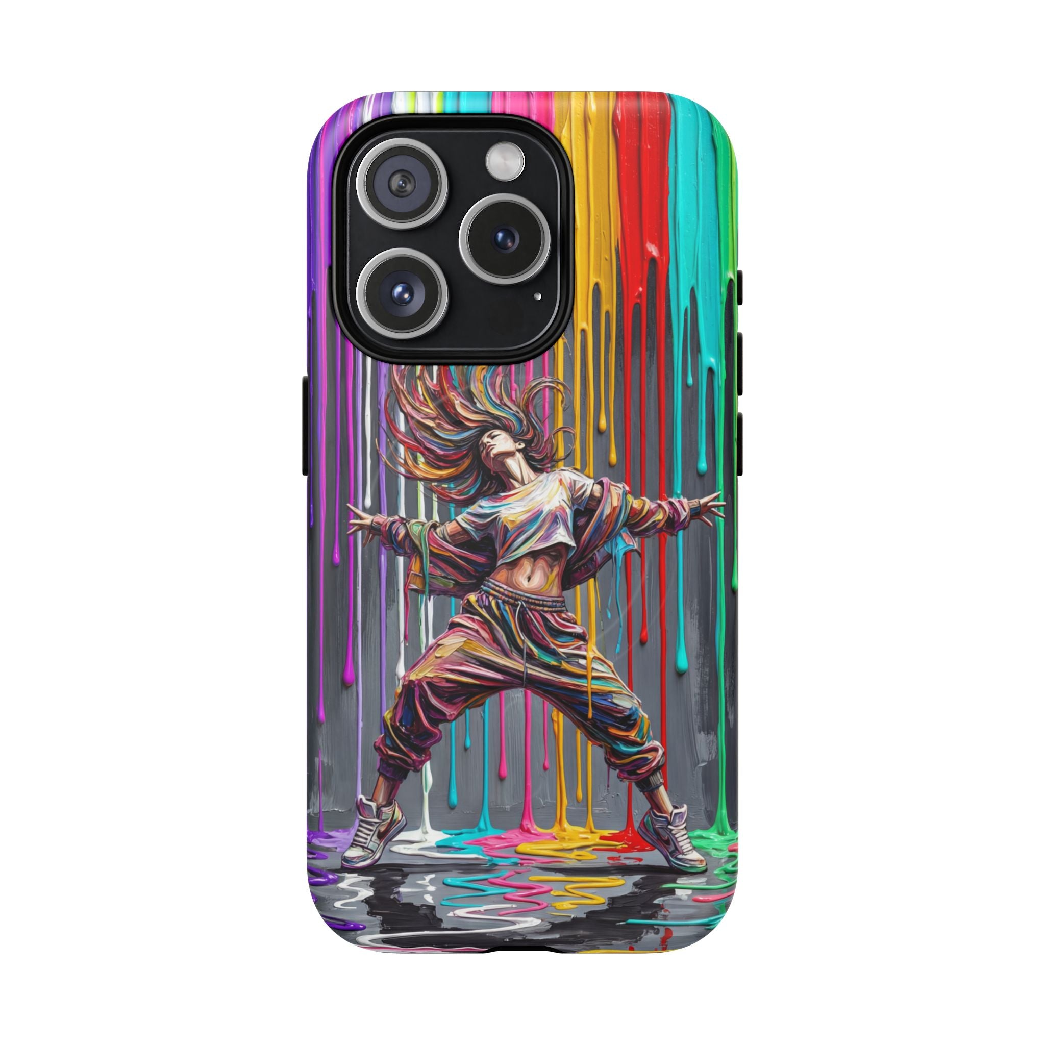 MagSafe iPhone Case | Colorful Street Dance Drip Design