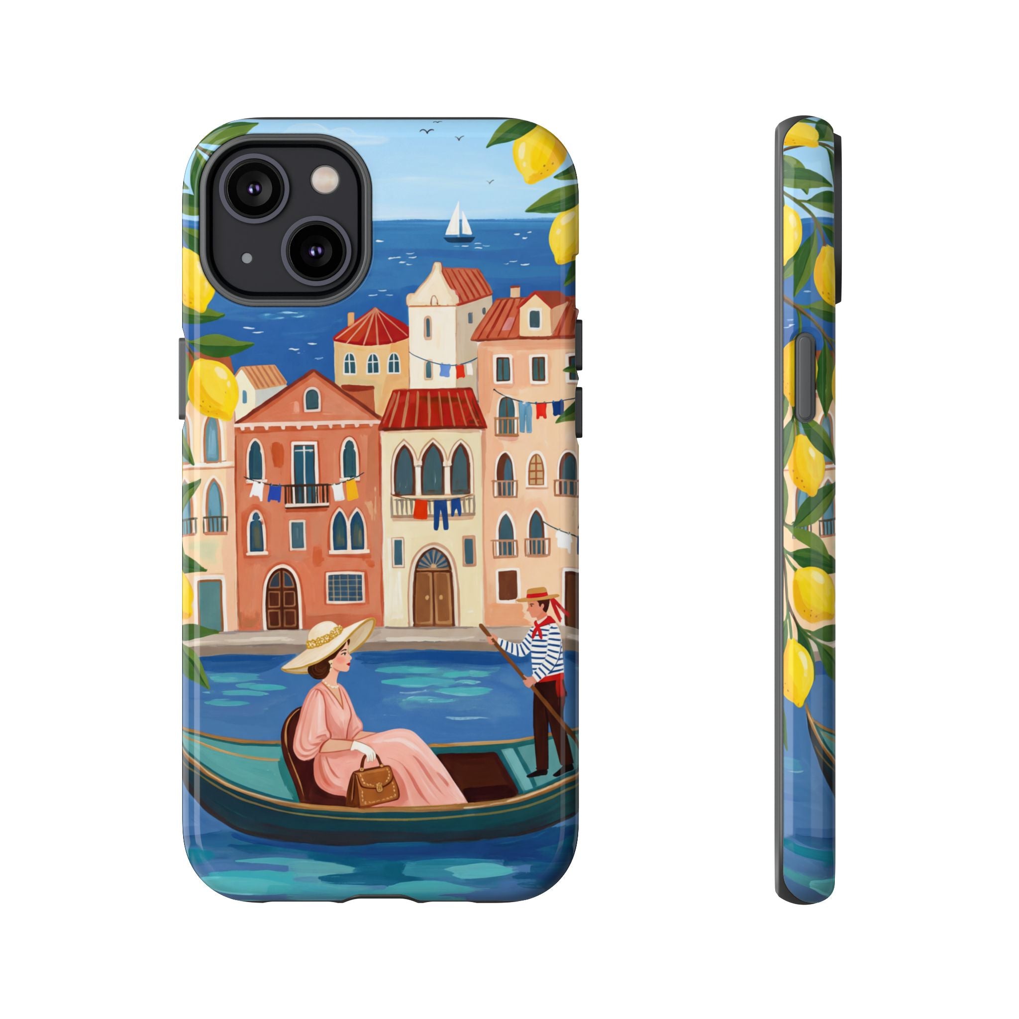 Venetian Gondola iPhone Case | Lemon Coast Waterfront Travel