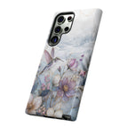 Hummingbird Samsung Galaxy Phone Case | Vintage Floral Phone Case