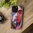 Abstract Colourful Face iPhone Case | Vibrant Pop Art