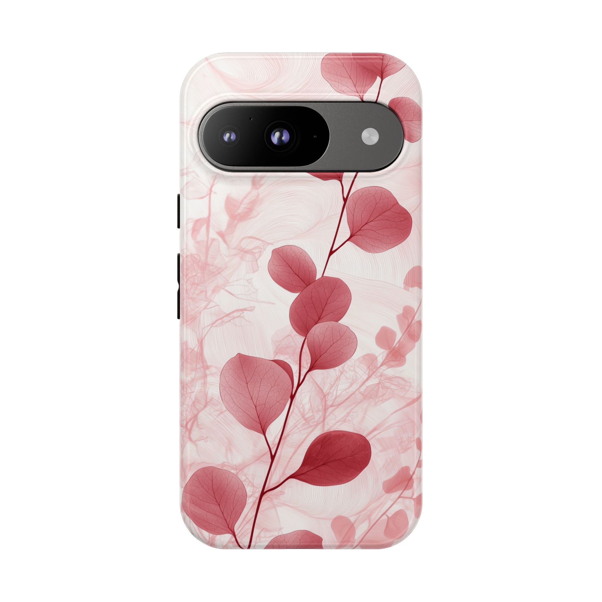 Pink Botanical Floral Eucalyptus Google Pixel Phone Case