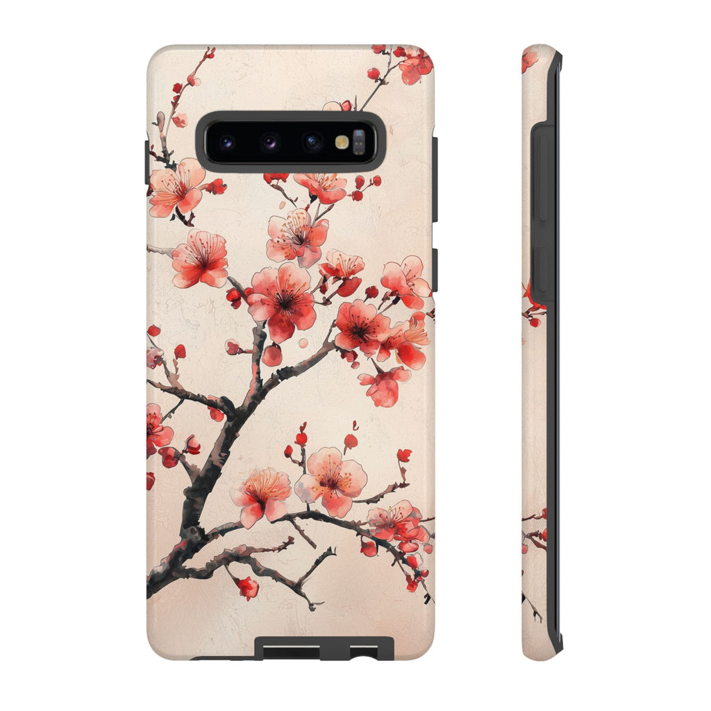 Cherry Blossom Samsung Galaxy Phone Case | Pink Blossom Branch Design
