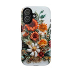 Floral Quilling Tough iPhone Case — Orange Daisy