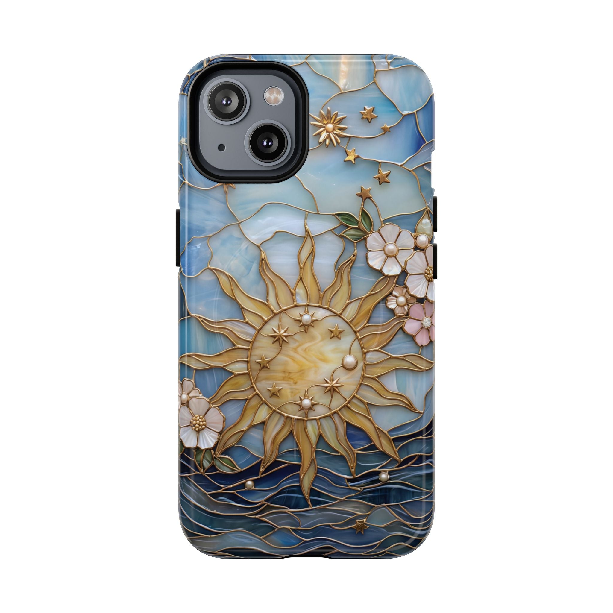 Stained Glass Sun & Sea MagSafe iPhone Case