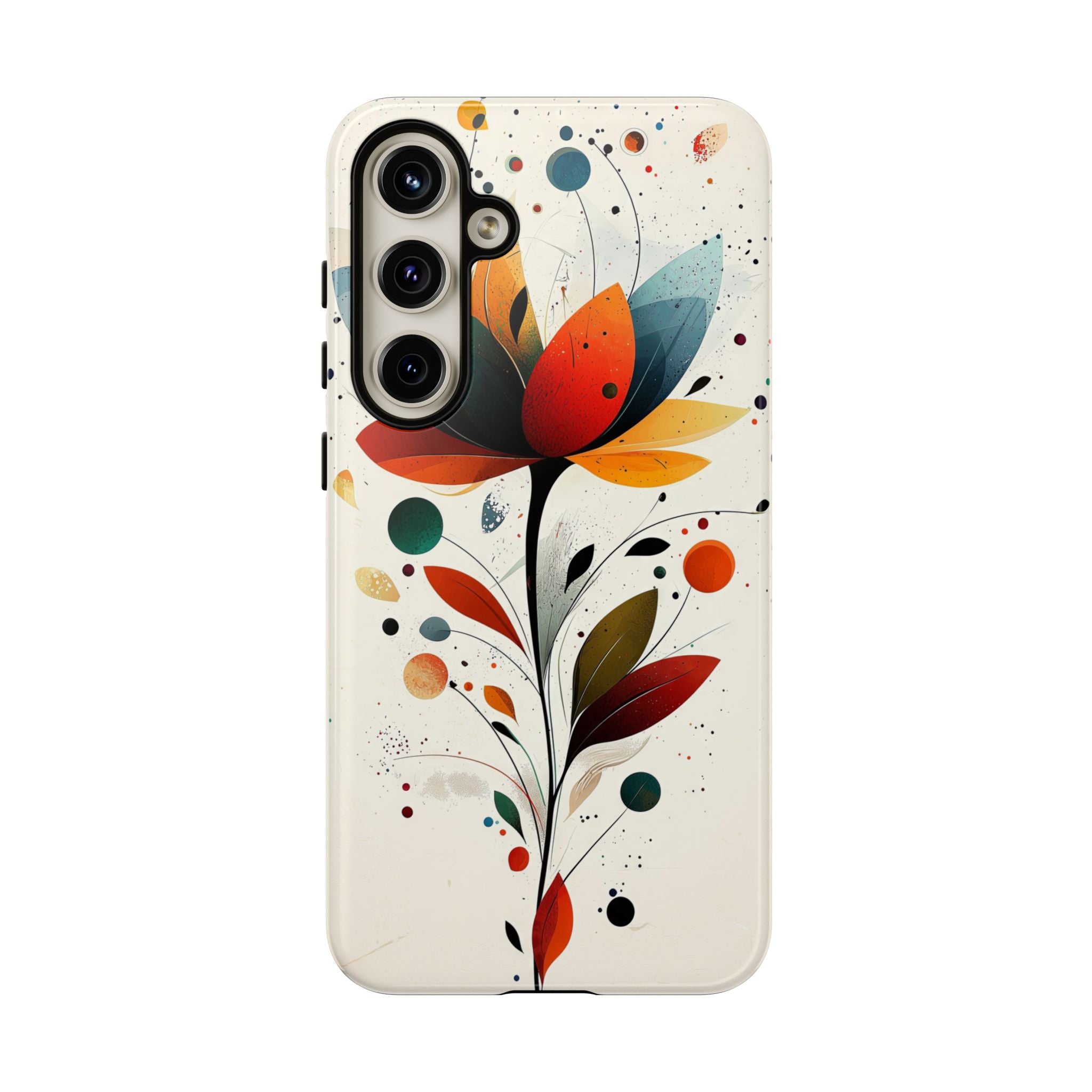 Floral Art Samsung Galaxy Case | Colourful Abstract Bloom