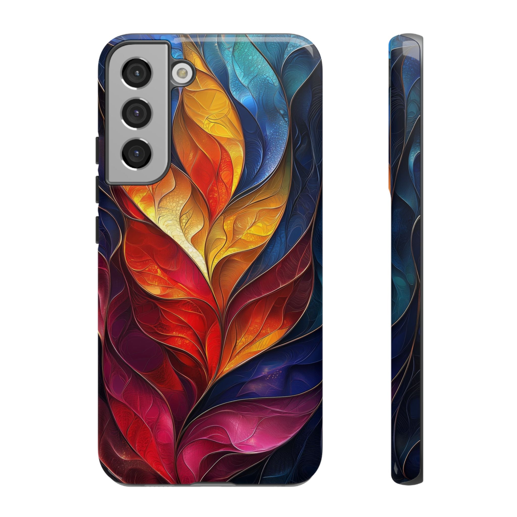Abstract Colourful Leaf Samsung Galaxy Case