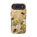 Bee Floral iPhone Case | Honeycomb Wildflower Cover