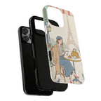 Paris Cafe iPhone Case | Cute Vintage Eiffel Tower Travel