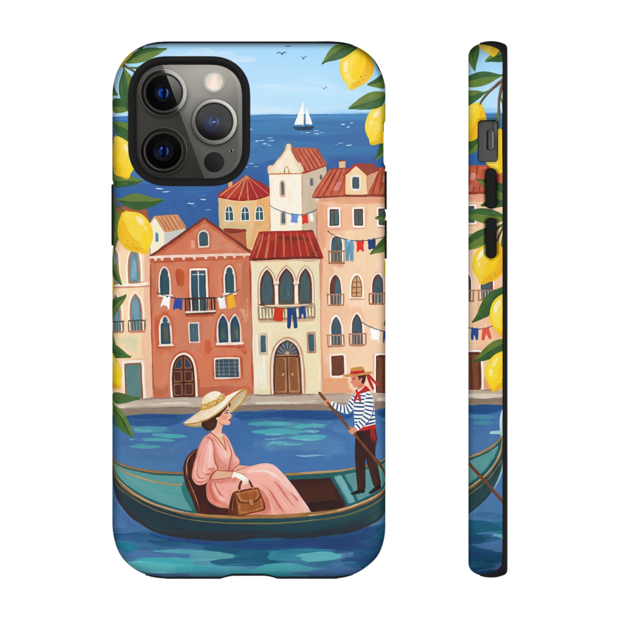 Venetian Gondola iPhone Case | Lemon Coast Waterfront Travel