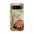 Red Panda Google Pixel Phone Case | Bamboo Forest Phone Case