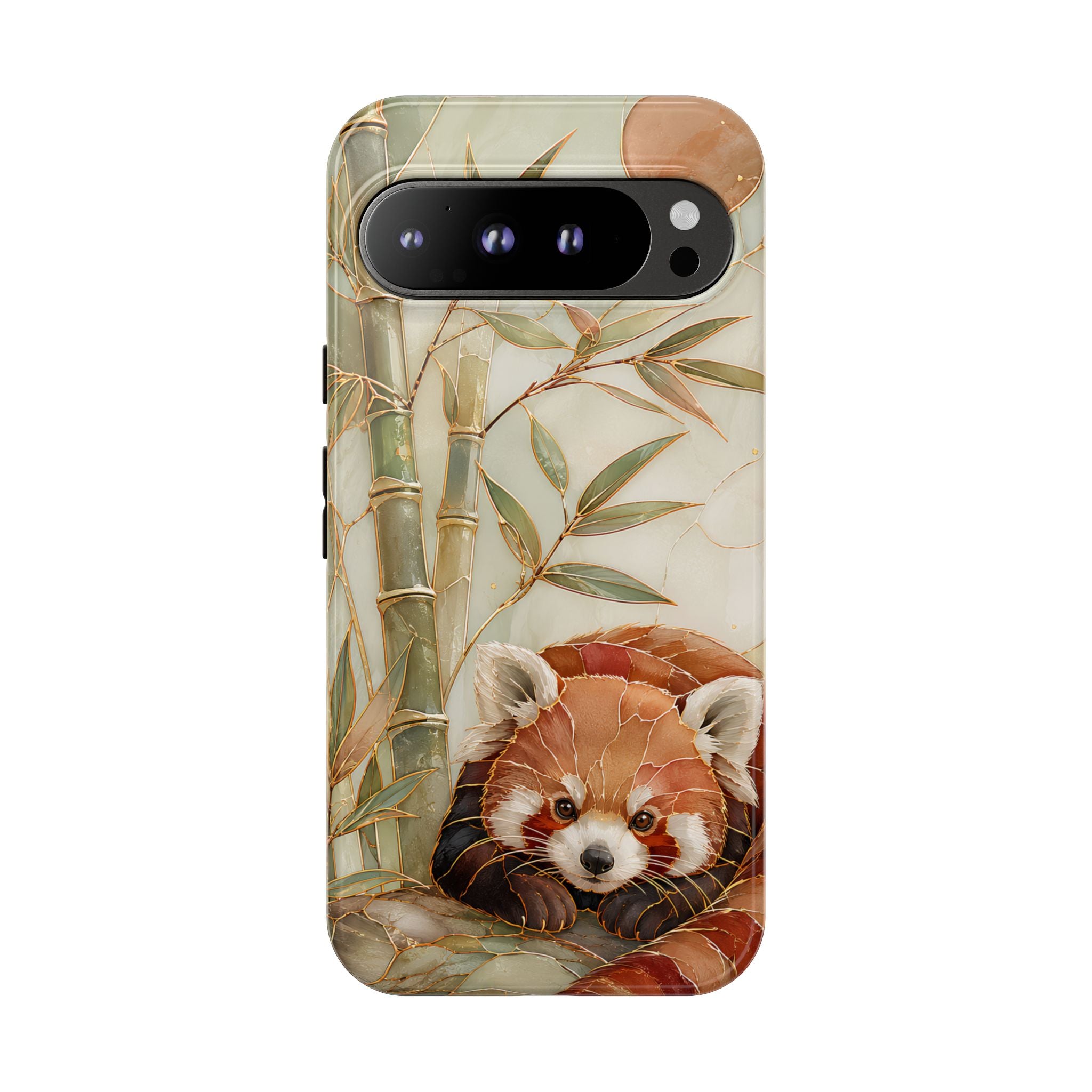 Red Panda Google Pixel Phone Case | Bamboo Forest Phone Case