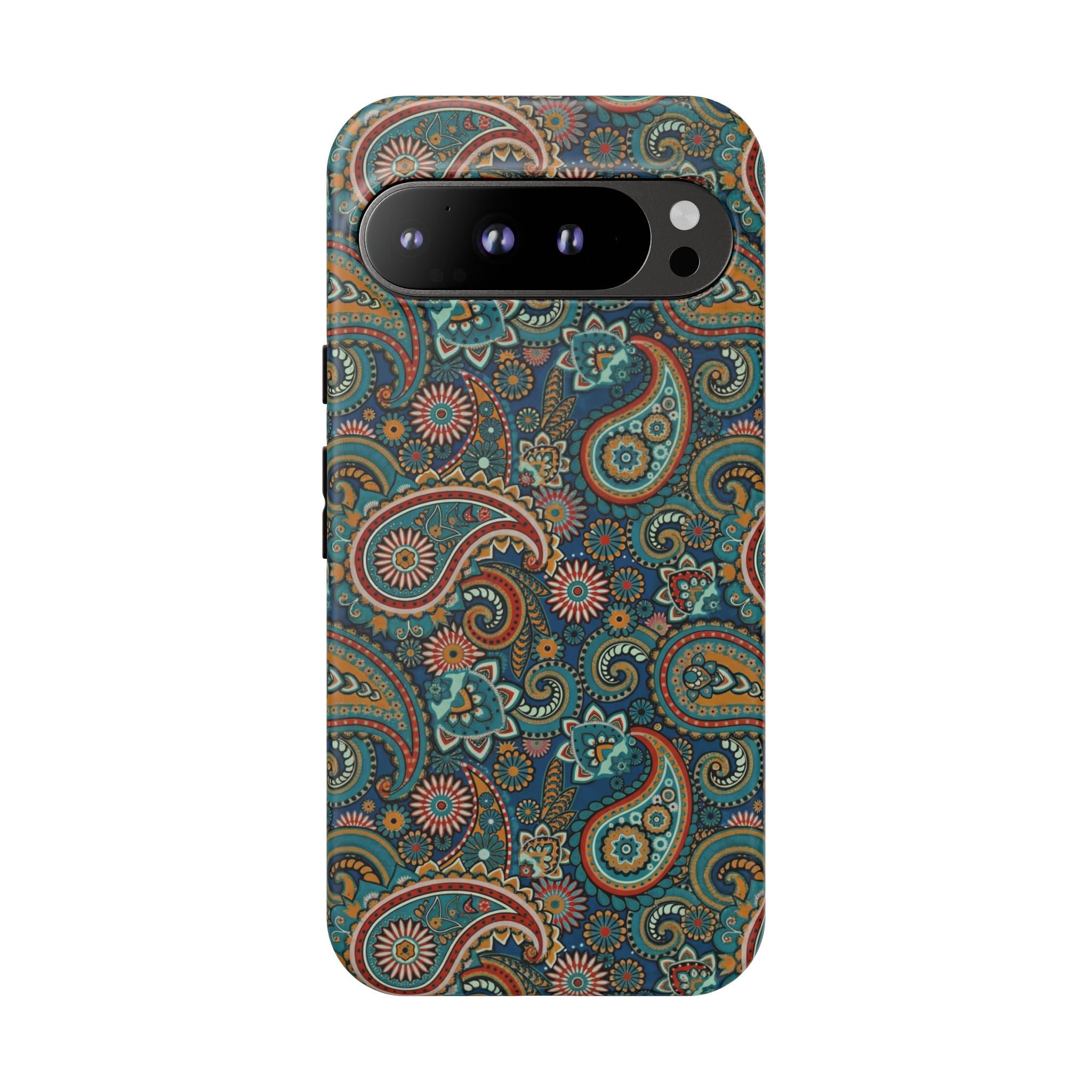 Batik Vibrant Paisley Protective Tough Google Pixel Case