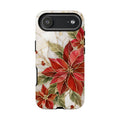 Poinsettia iPhone Case | Christmas Floral Cover