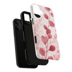 Pink Botanical Floral Eucalyptus MagSafe iPhone Case