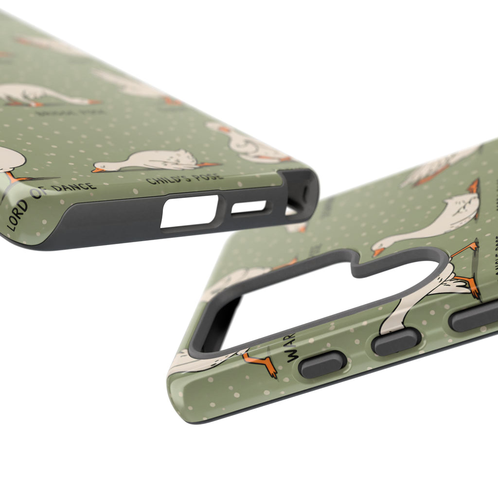 Yoga Goose Samsung Galaxy Phone Case | Funny Goose Yoga Cover