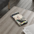 Bulldog Driver Google Pixel Phone Case | Cute Retro Dog Illustration
