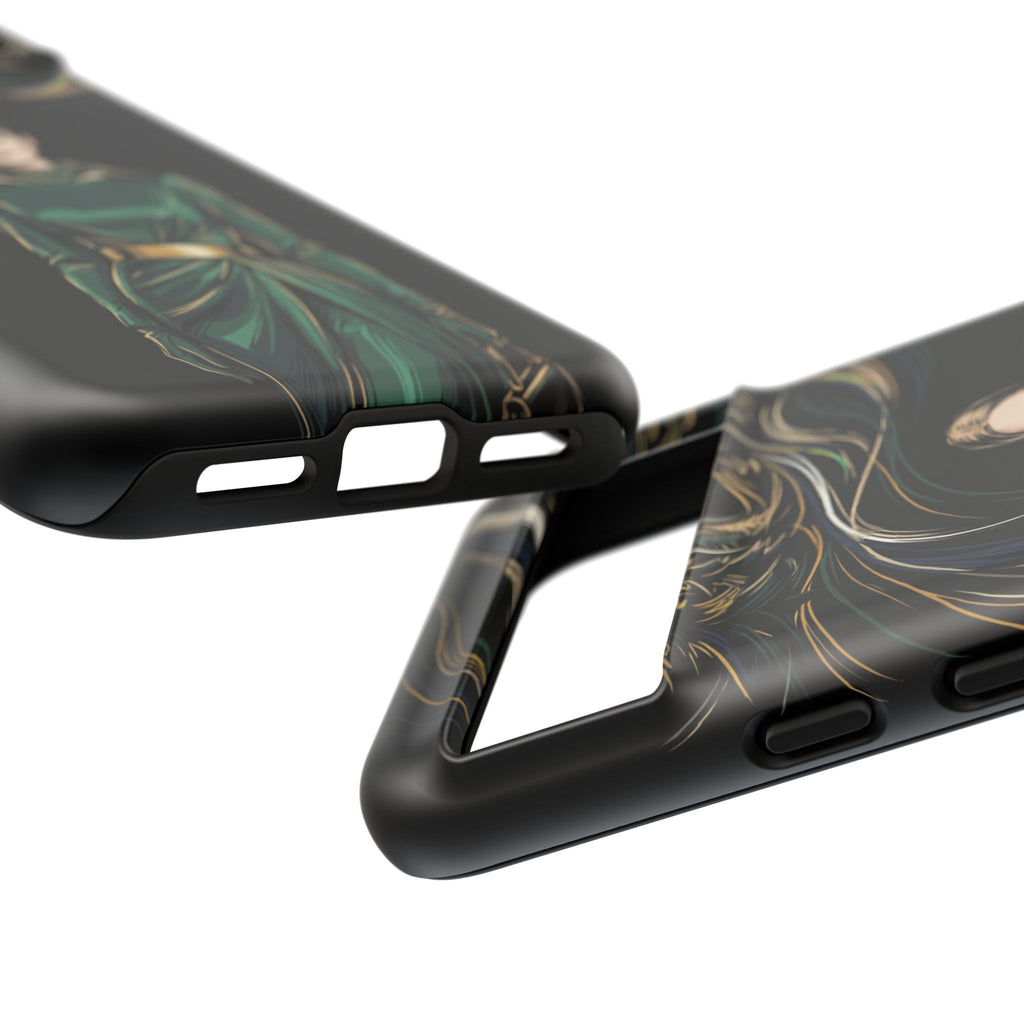 Custodia per Google Pixel Donna Elegante nella Foresta