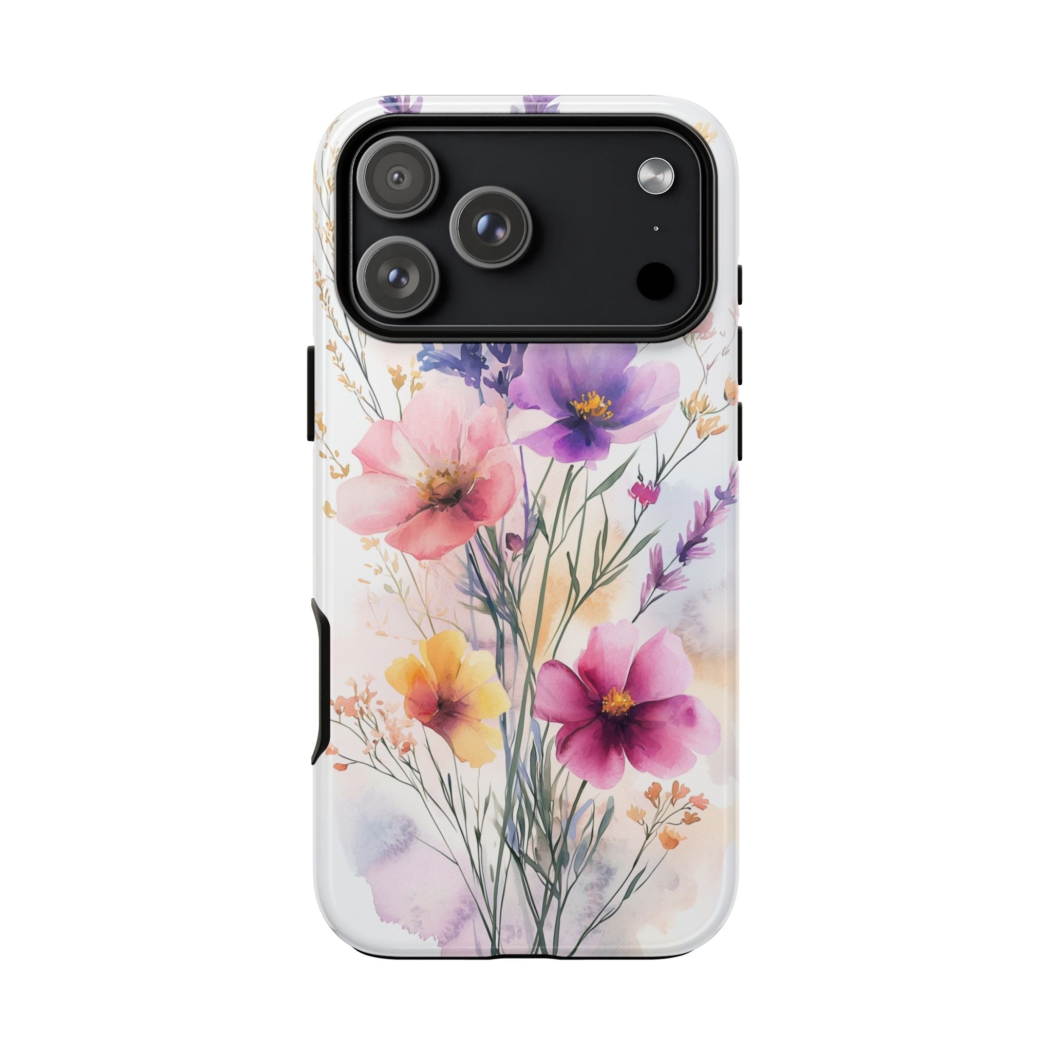 Floral Watercolour iPhone Case | Pastel Bouquet