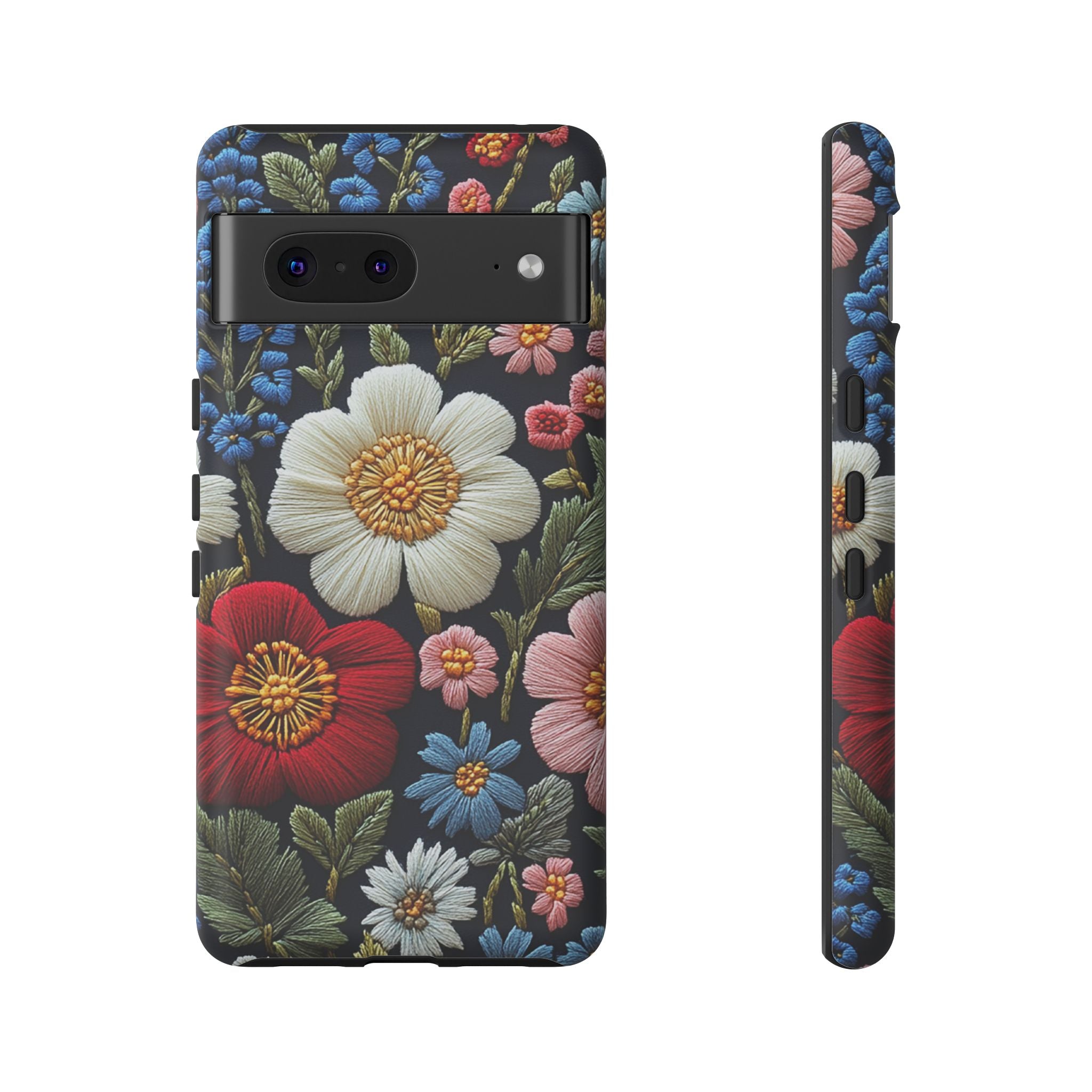 Floral Embroidered Garden Google Pixel Case