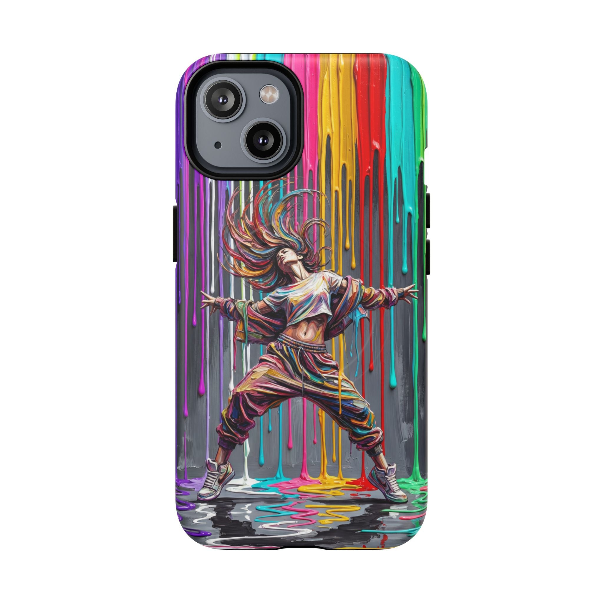 MagSafe iPhone Case | Colorful Street Dance Drip Design