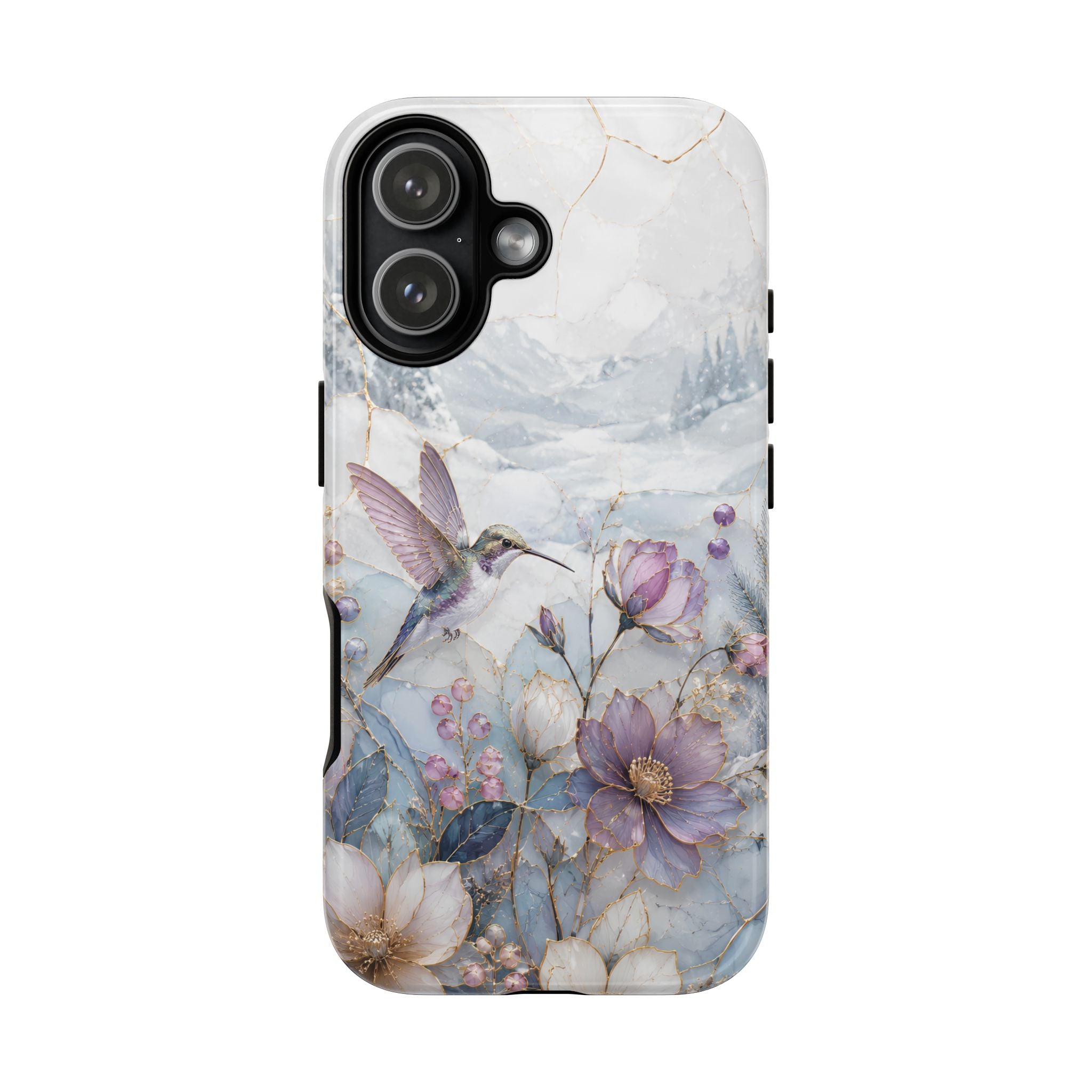 Hummingbird iPhone Case | Vintage Floral iPhone Case