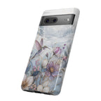 Hummingbird Google Pixel Phone Case | Vintage Floral Phone Case