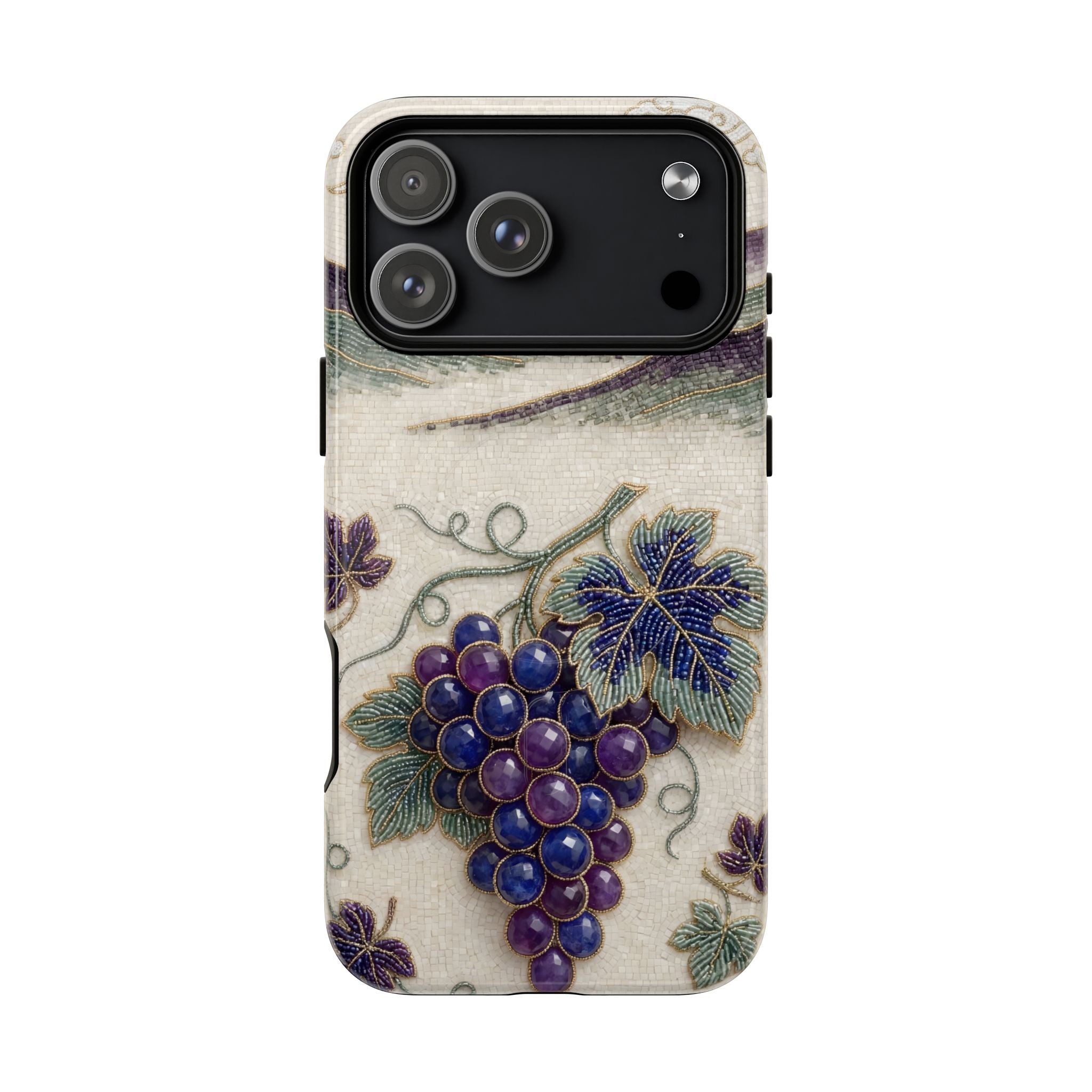 Vintage Grape MagSafe iPhone Case – Botanical Vineyard Art Phone Cover