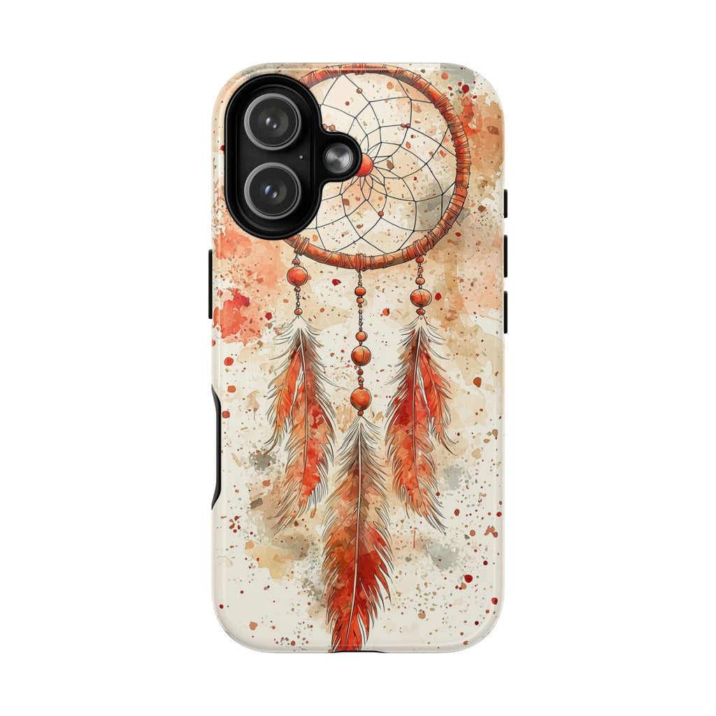 Dreamcatcher Tough MagSafe iPhone Case | Watercolour Feather