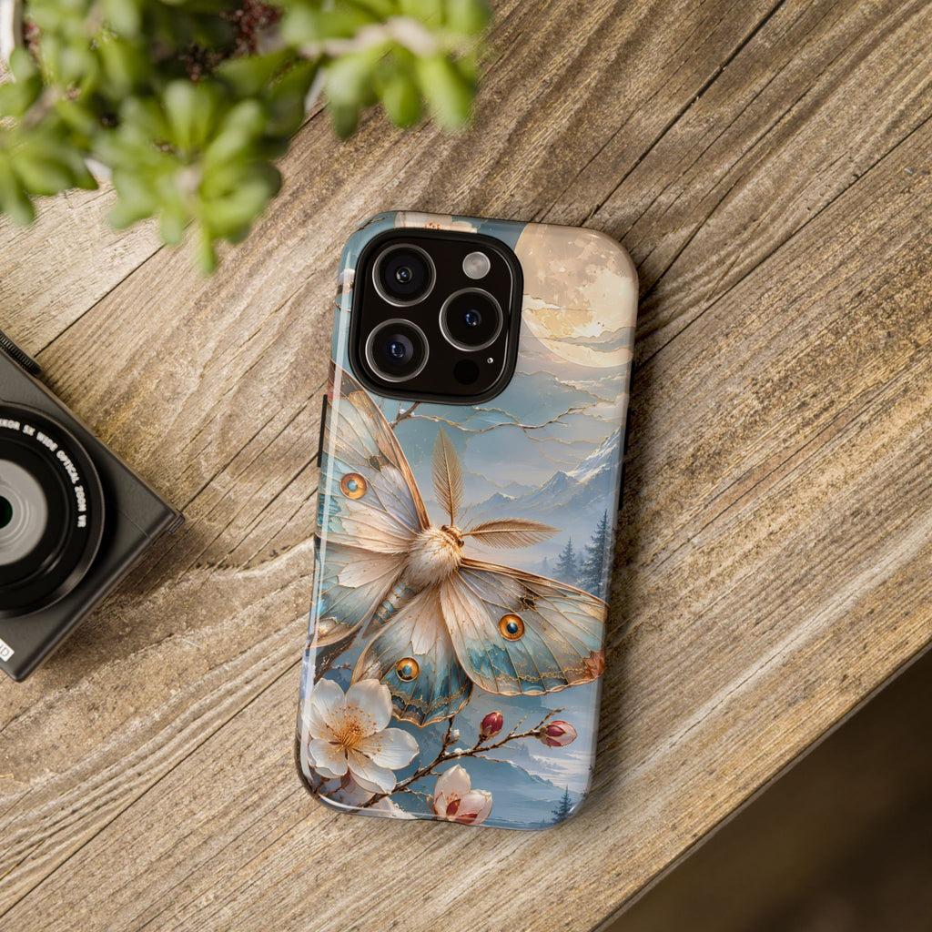 Luna Moth iPhone Case | Cherry Blossom iPhone Case