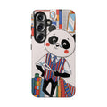 Panda Tailor Samsung Galaxy Phone Case | Cute Seamstress Cartoon