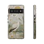 Heron Google Pixel Phone Case | Coastal Bird Phone Case