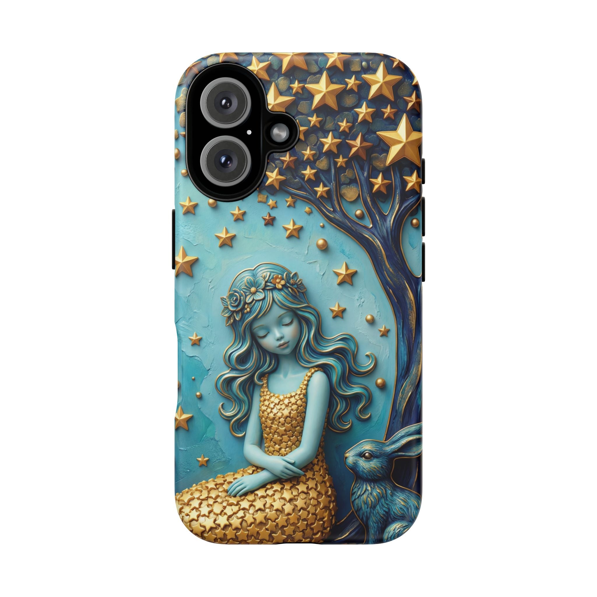 Dreamy Maiden & Star Tree iPhone Case