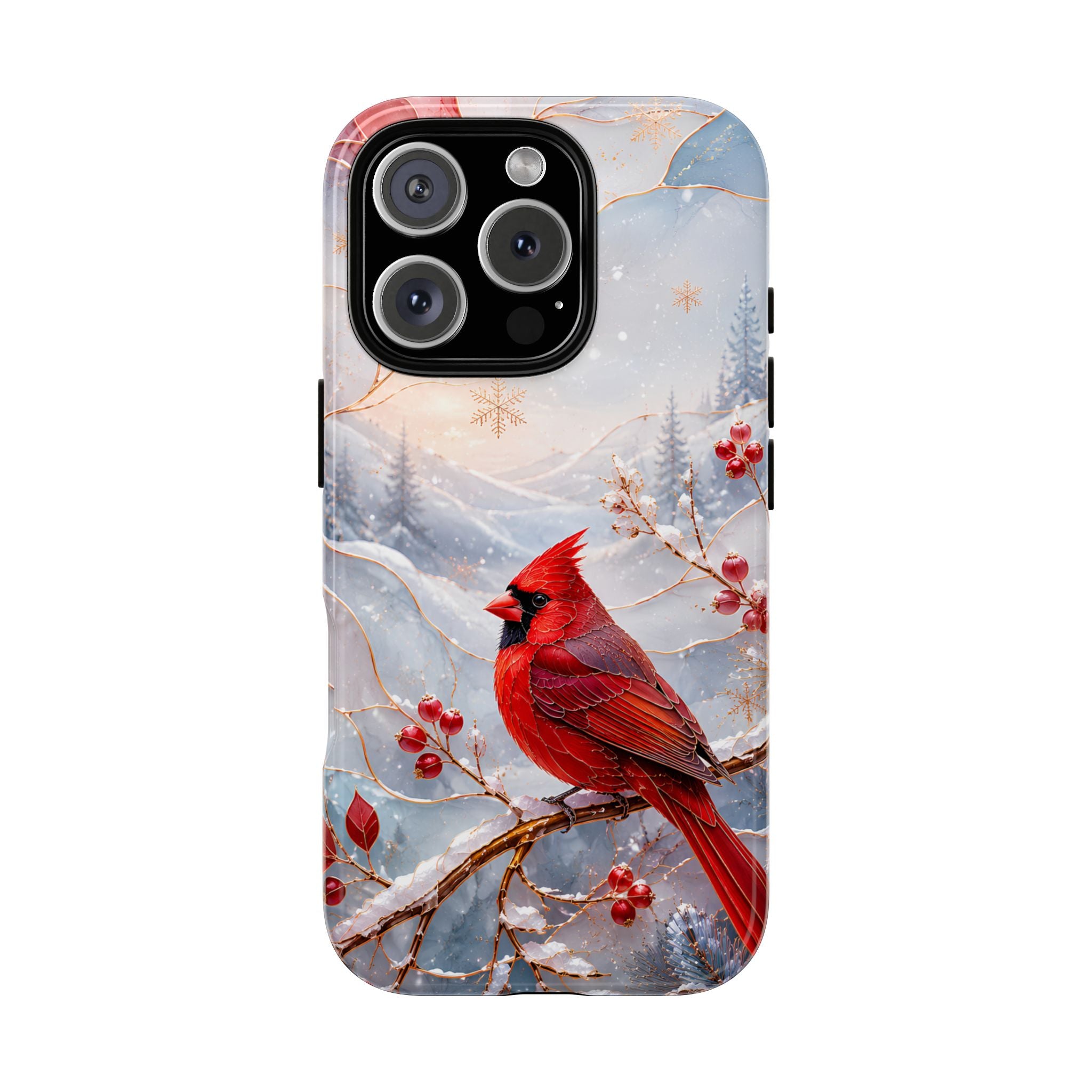 Cardinal iPhone Case | Winter Bird iPhone Case