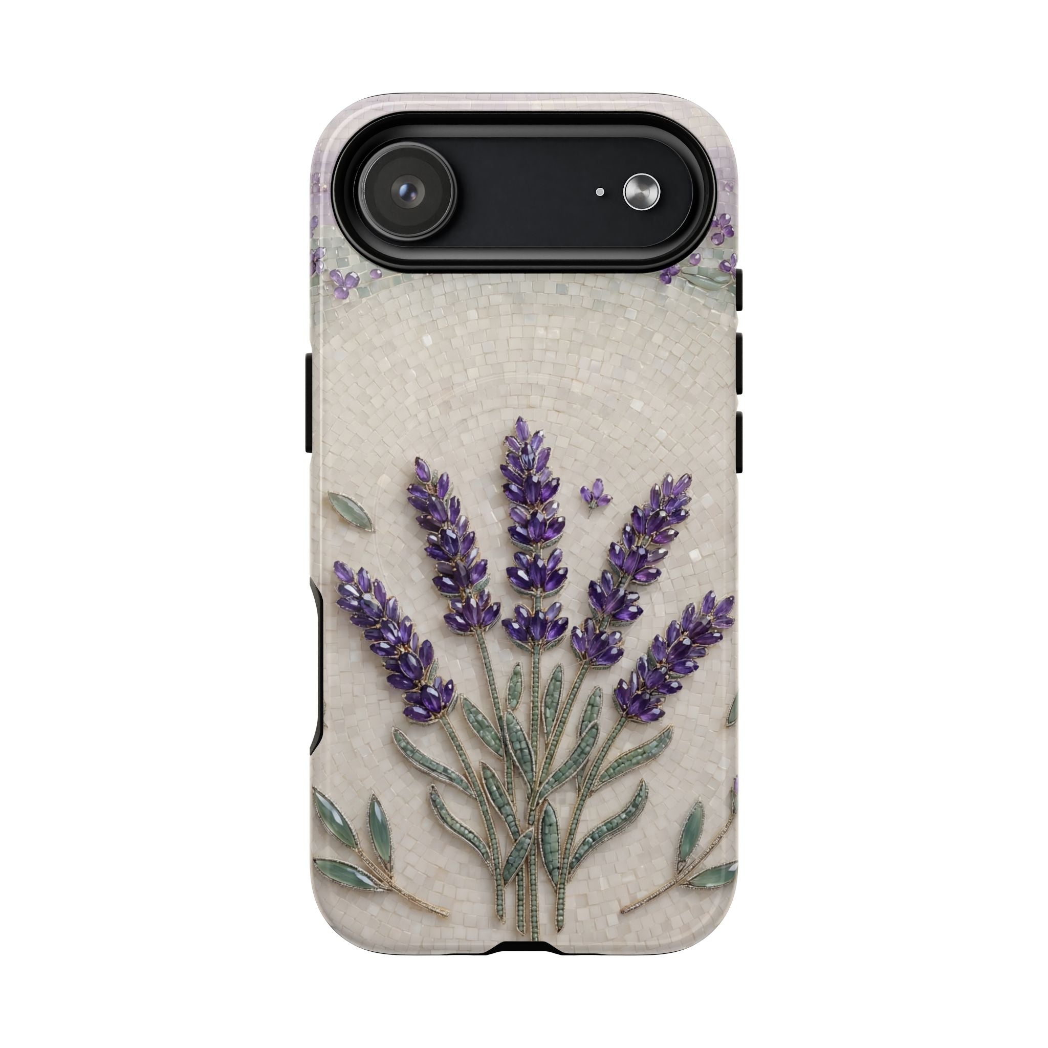 Lavender Bouquet MagSafe iPhone Case — Floral Protective Phone Cover