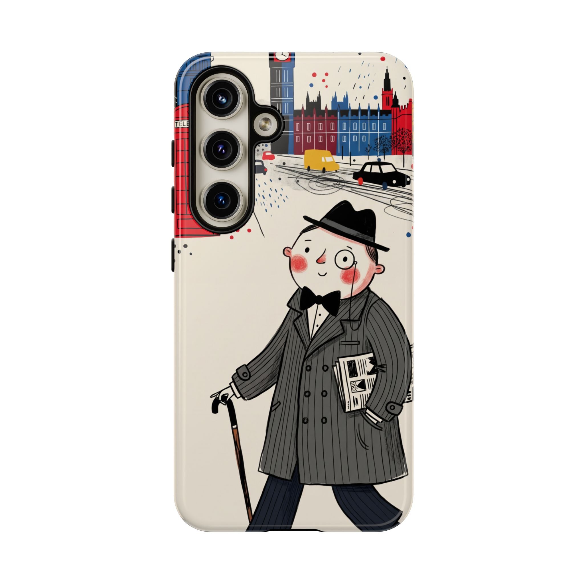 Detective in London Samsung Galaxy Phone Case