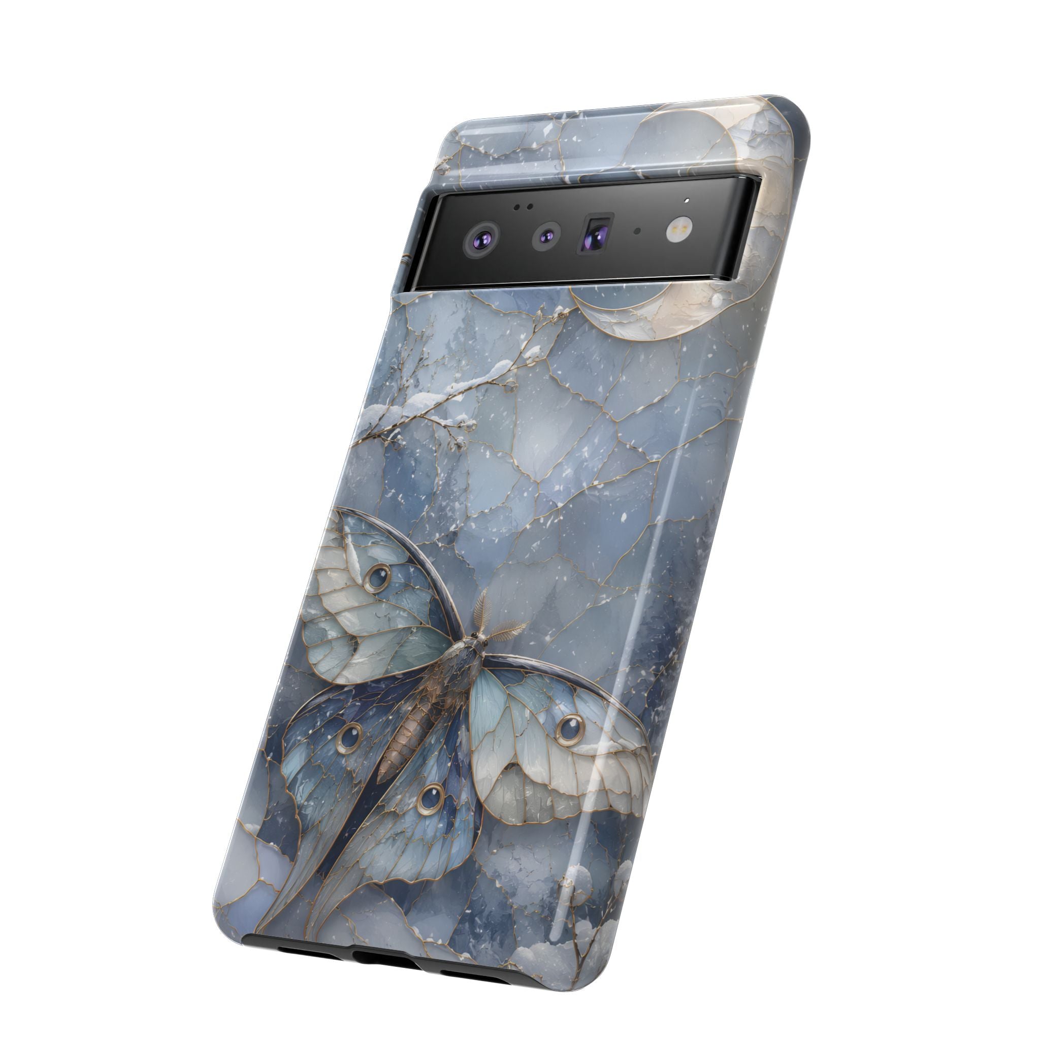 Copy of Copy of Luna Moth Phone Case, Celestial Butterfly iPhone Case, Moonlit Nature Cover, Cottagecore Protective Case Gift