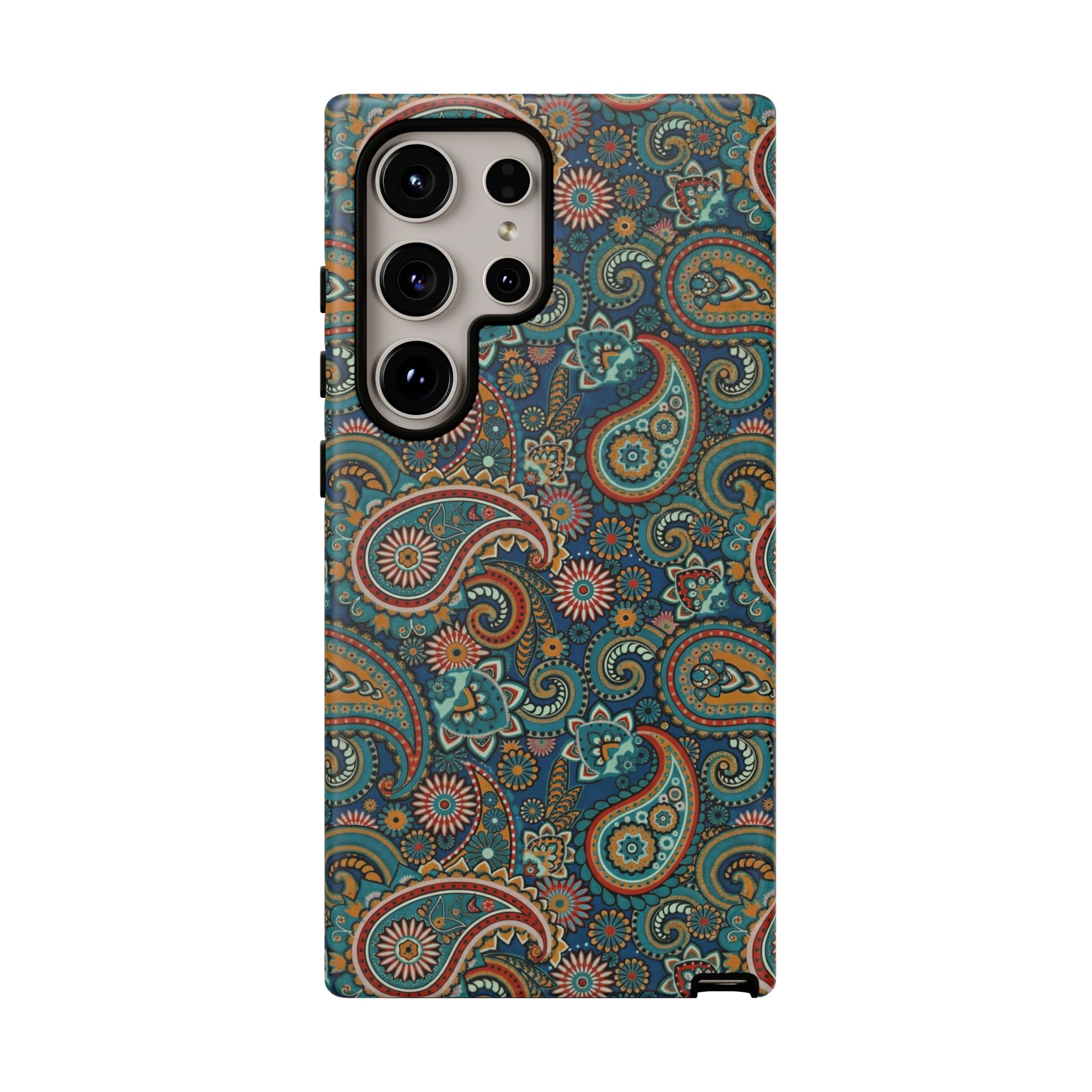 Batik Vibrant Paisley Protective Tough Samsung Galaxy Case