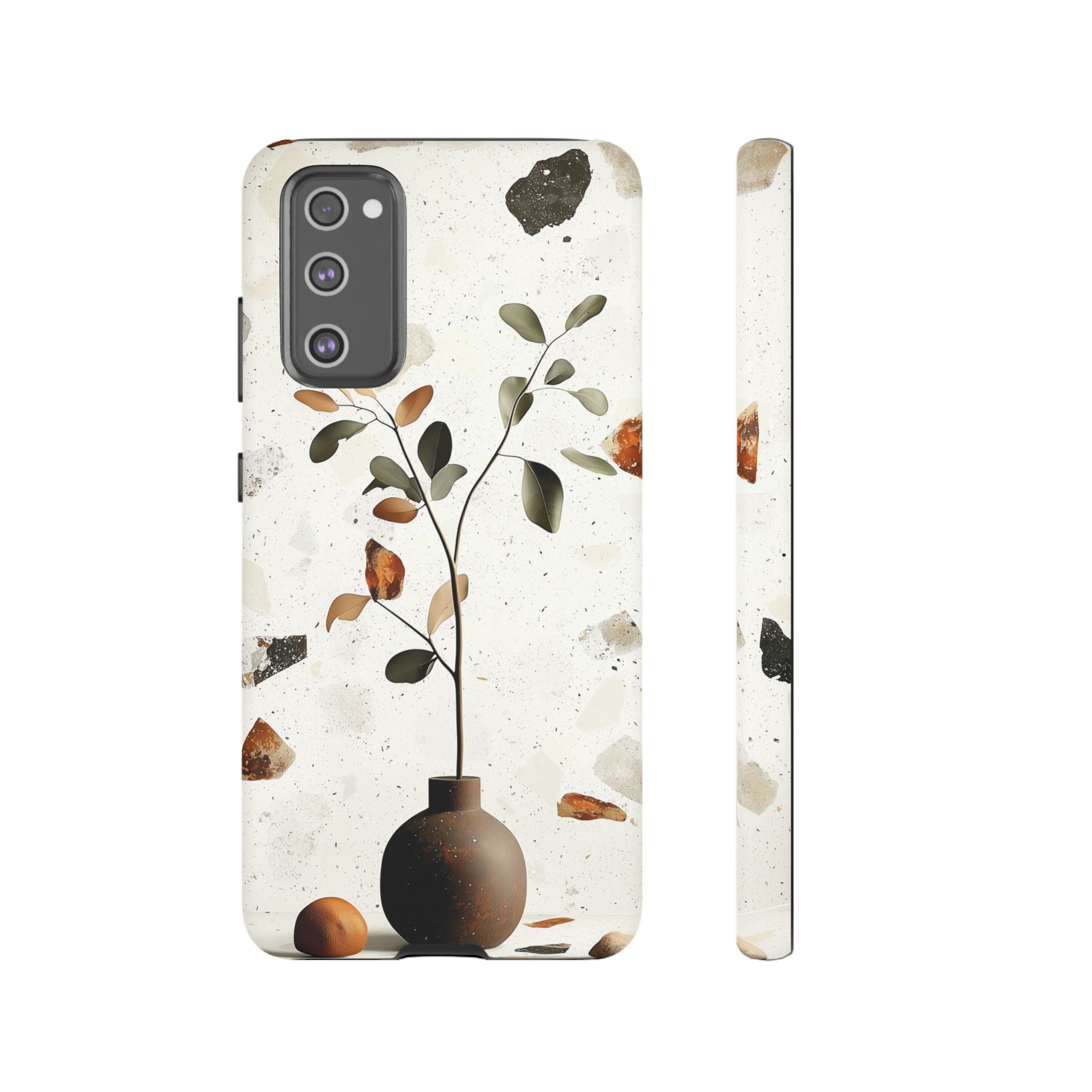 Floral Terrazzo Samsung Galaxy Case | Minimal Vase Botanical